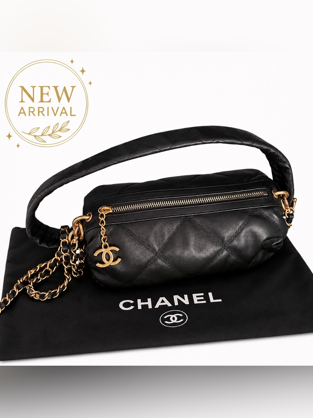 🖤✨ Women’s Quilted Leather Belt Bag / Waist Bag ✨🖤